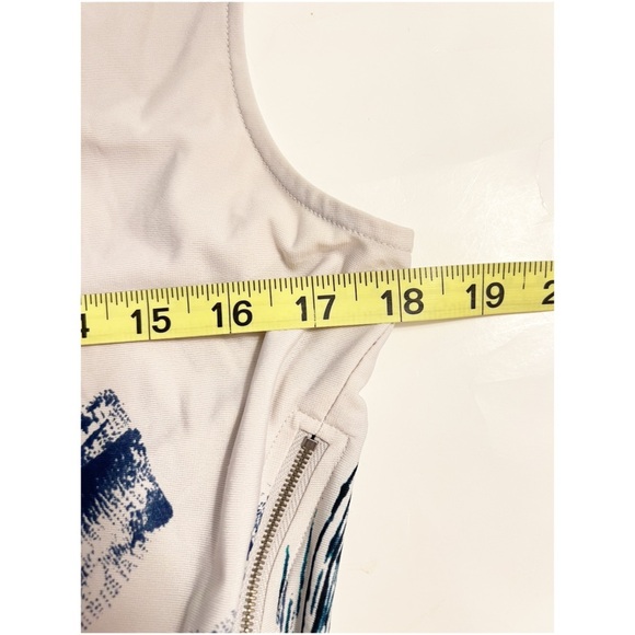 BCBGMaxazria Abstract Dell Zipper Fitted Dress Size Large - Picture 8 of 10